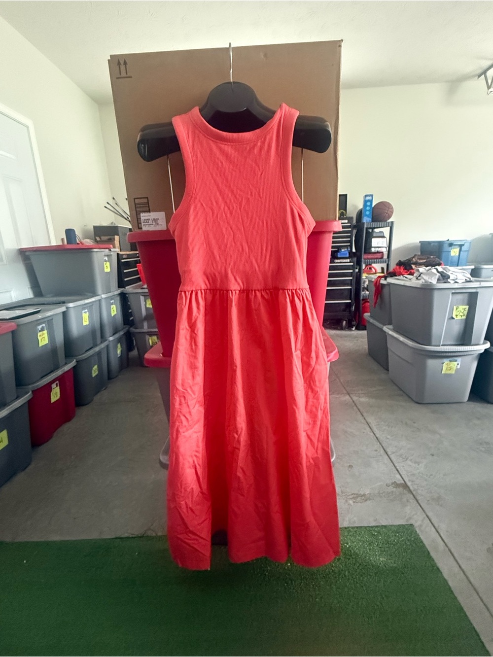 Coral large knee dress mp28